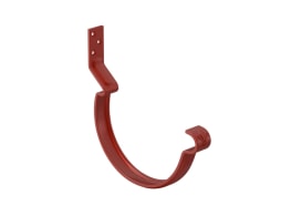 Крюк крепления желоба короткий Aquasystem D125 мм, GreenCoat Pural BT, RR 29 (красный)