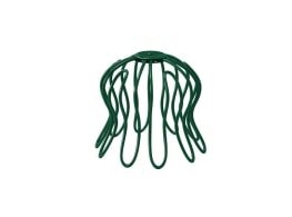 Сетка воронки Паук Aquasystem D100 мм, GreenCoat Pural BT, RAL 6005 (зеленый)