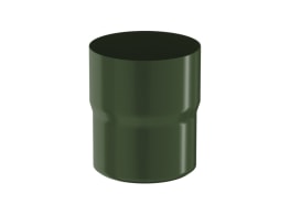 Соединитель трубы муфта Aquasystem D100 мм, GreenCoat Pural BT, RR 11 (зеленый)