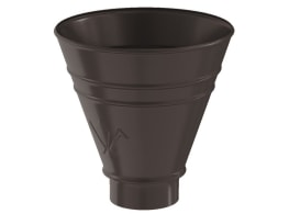 Воронка водосборная круглая Aquasystem D100 мм, GreenCoat Pural BT matt, RR 32 (коричневый)