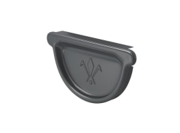 Заглушка Aquasystem D125 мм, GreenCoat Pural BT, RR 23 (серый)
