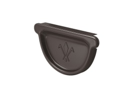 Заглушка Aquasystem D125 мм, GreenCoat Pural BT, RR 32 (коричневый)