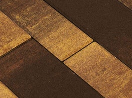 Тротуарная плитка Braer Домино Color Mix Сафари, h=60 мм