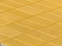 Тротуарная брусчатка Braer Прямоугольник Желтый, h=40 мм