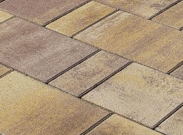 Тротуарная плитка Braer Старый город Ландхаус Color Mix Степь, h=60 мм