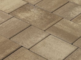 Тротуарная плитка Braer Старый город Венусбергер Color Mix Миндаль, h=40 мм