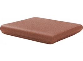 Клинкерная ступень угловая CANADA GRES Natura 018 Red, 330x330x18 мм