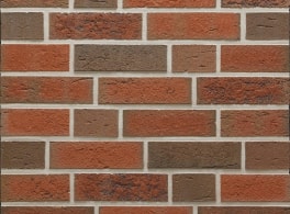 Клинкерный кирпич Feldhaus Classic K377NF90 lava maron rustico, NF90 240x90x71, мм