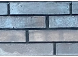 Клинкерный кирпич Laterem Antique №77 Тёмно-коричнево-чёрный металлик, 290x85x50 мм