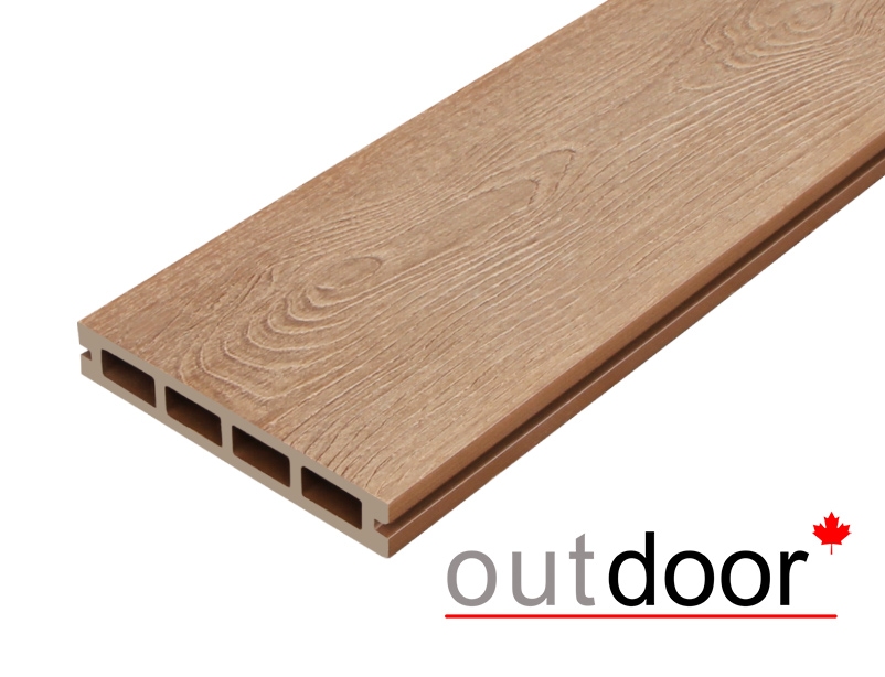 Террасная доска ДПК Outdoor 3D NEVADA/CALIFORNIA, Дуб, 3000x150x25 мм - фото 2