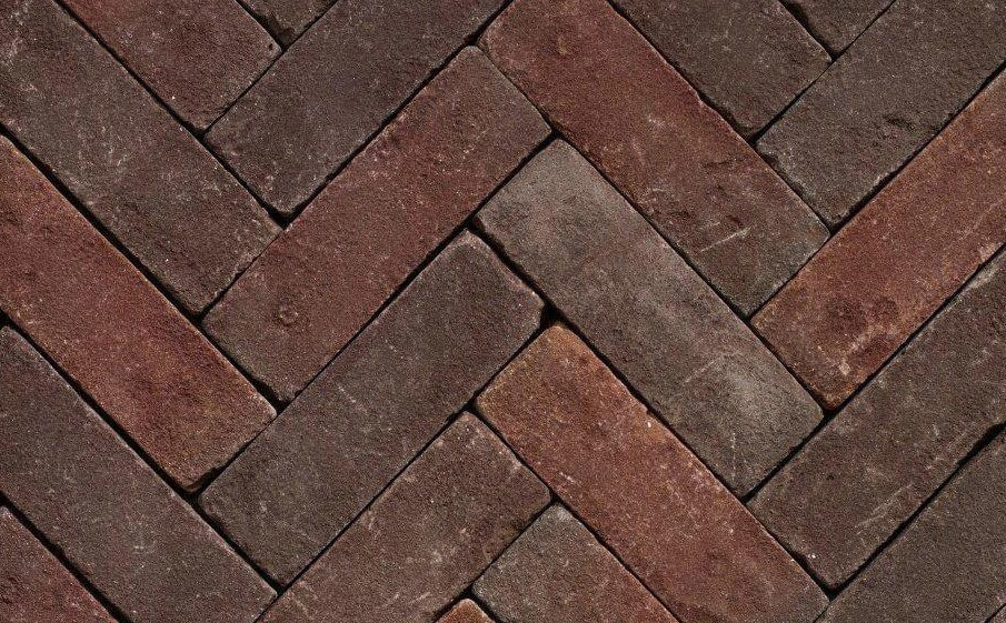 Клинкерная брусчатка Penter Qualiton mix tumbled, 200x65x65 мм - фото 1