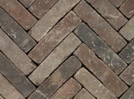 Клинкерная брусчатка Penter Pastorale mix tumbled, 200x50x65 мм
