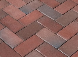Клинкерная брусчатка Penter Rotblaubunt без фаски, 200x100x52 мм