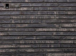 Длинный клинкерный кирпич Petersen Tegl Kolumba K56 Schwarzblau, LF 528x108x37 мм