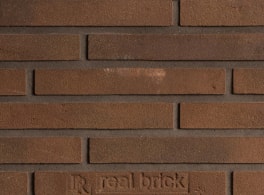 Минеральная плитка ручной формовки REAL BRICK Коричневый Classic, 0.5 Ригель 440x50x20 мм