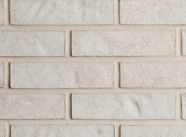 Минеральный кирпич ручной формовки REAL BRICK Белый Plain, 0.5 Long 290x50x50 мм