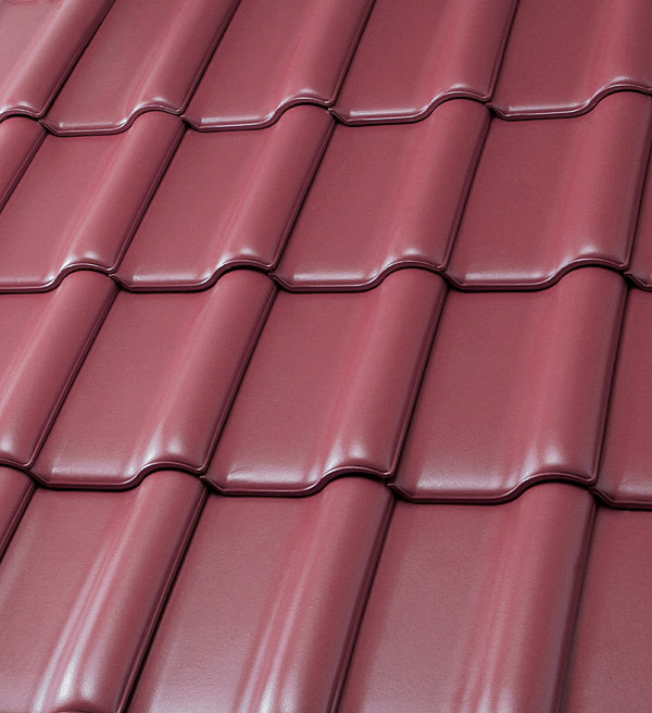 Керамическая черепица Roben FLANDERNplus merlot, 456х299 мм