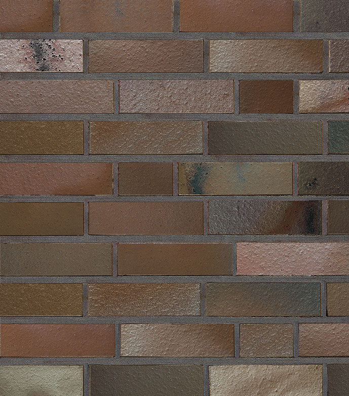 Клинкерный кирпич Roben ACCUM schmelz blau-braun, NF 240x115x71 мм