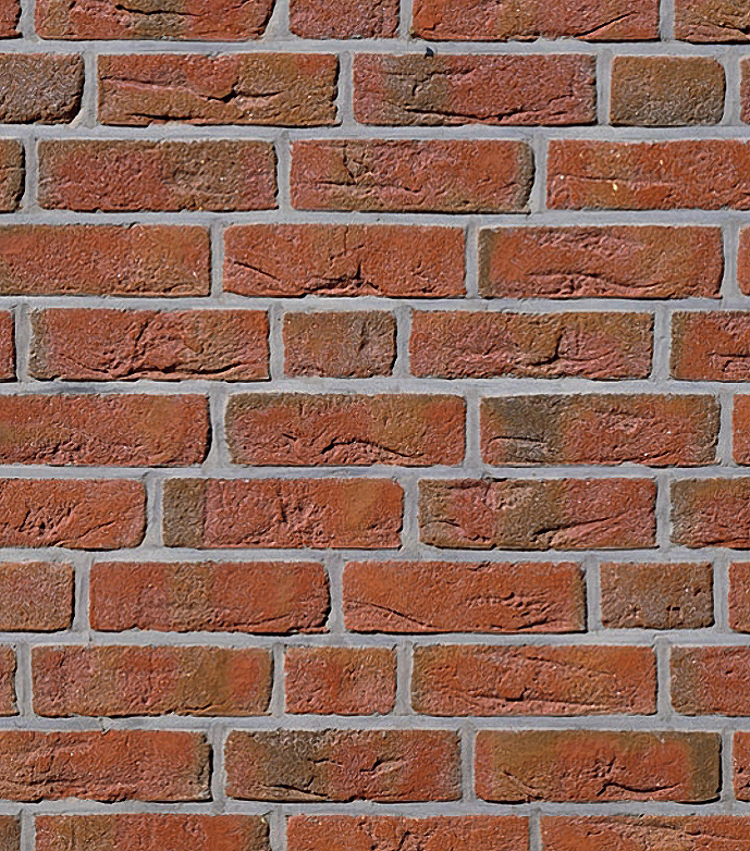 Клинкерный кирпич Roben FEHNBRAND hellrot-bunt, NF 240x115x71 мм