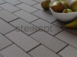 Тротуарная плитка Steingot Прямоугольник Серый 60 (полный прокрас, минифаска), 200x100x60