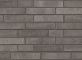 Клинкерная фасадная плитка Stroeher Wasserbrand 4477 rauchgrau, ex.8140(677), DF12 240x52x12 мм
