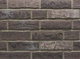 Клинкерная фасадная плитка Stroeher Steinlinge 2775 platingrau, ex.7370(375), NF14 240x71x14 мм