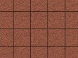 Тротуарная плитка Выбор КВАДРАТ Б.2.К.6 Гранит Красный, 200x200, h=60 мм