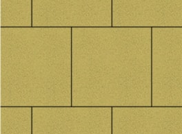 Тротуарные плиты Выбор КВАДРАТ Б.6.К.6 Стандарт Желтый, 400x400, h=60 мм