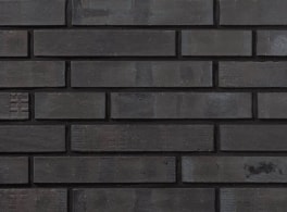 Клинкерный ригельный кирпич Westerwalder Klinker WK85KS Eisenschmelz schwarz braun Kohle, LDF 290х90х52 мм