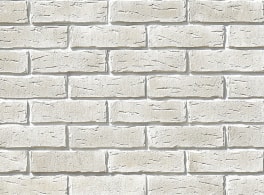 Декоративный облицовочный кирпич White Hills Сити брик, 375-00, белый