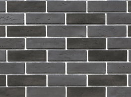 Декоративный облицовочный кирпич White Hills Терамо брик 2, 363-80, серый