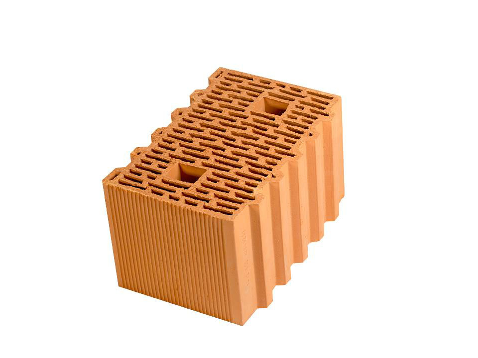 Крупноформатный керамический блок Porotherm 38, М100, 380х250х219 мм