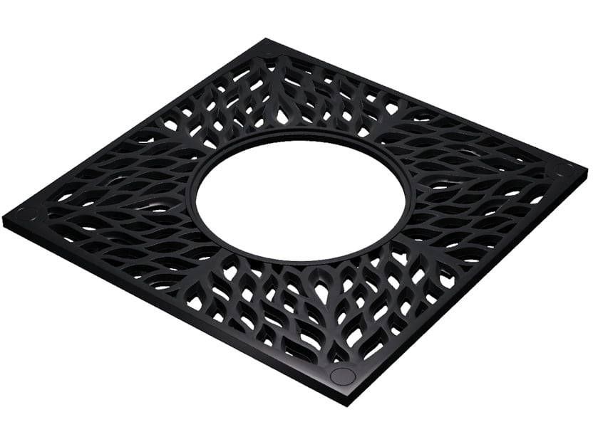 Приствольная решётка композитная ZKING Crust, Черный, 2000x2000x65 мм - фото 2