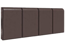 Бордюр композитный ZKING Stone, Коричневый, 500x200x50 мм